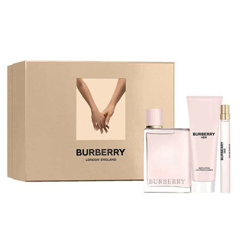 burberry for her giftset|burberry body gift set.